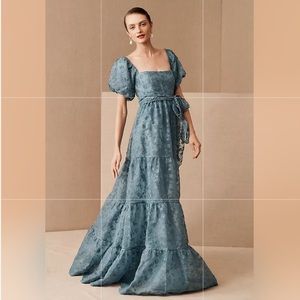 Blue BHLDN Organza Beatrice Dress